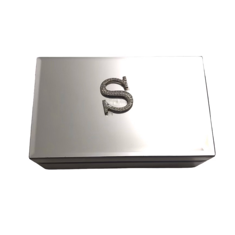 “S” Letter Mirror Jewelry Box